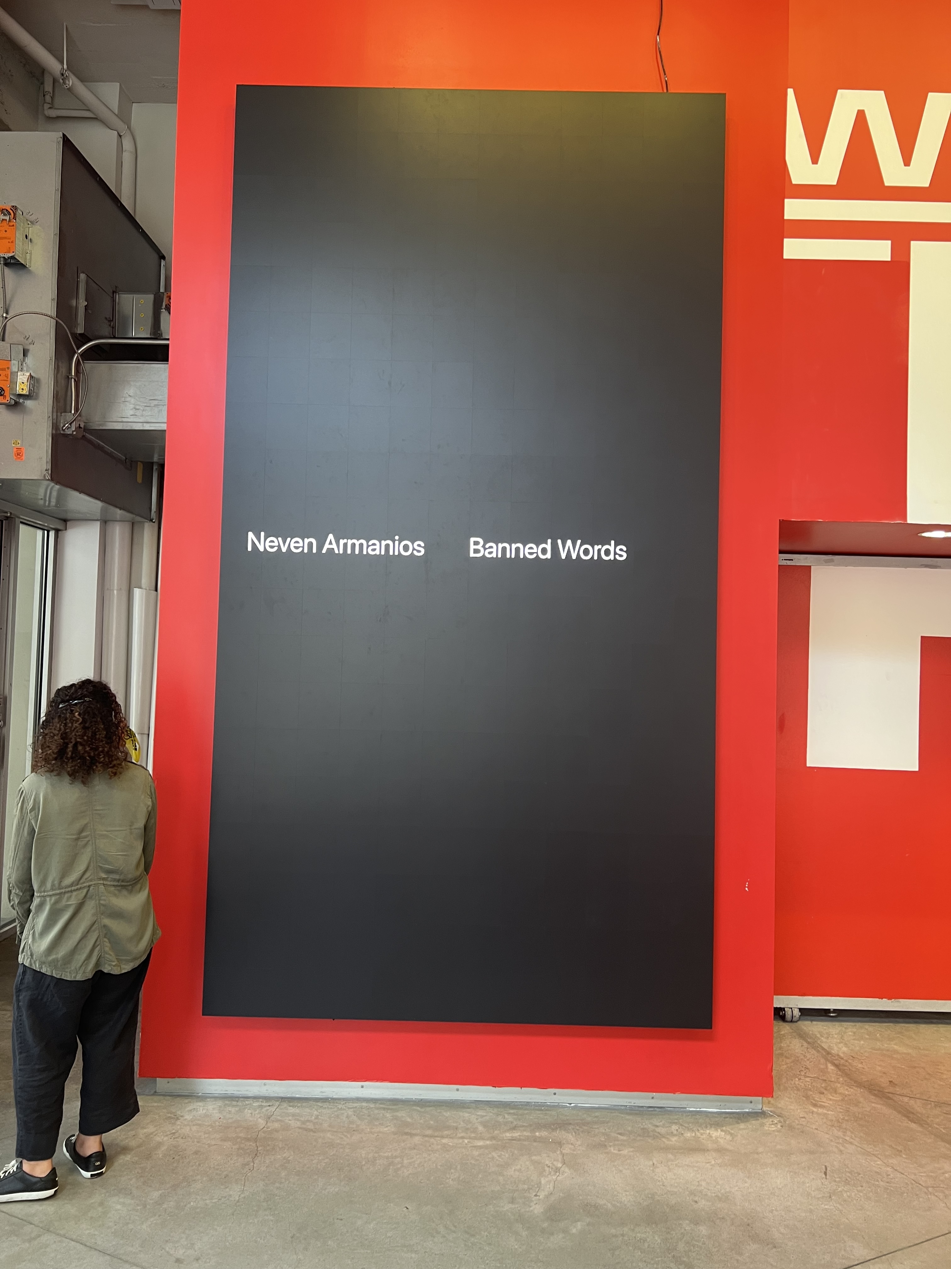Banned Words Installation View 1